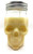 Candy Corn Skull scented 20 Oz Candle in Glass Jar (Candy Corn)