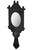Restyle Gothic Fortune Teller Hand Mirror, Black