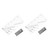 SEWACC 2 Sets Patchwork Ruler Quilting Seam Guide Ruler Patchwork Sewing Cutting Cloth Dressmaking Ruler Sewing Machine Seam Guide Gauge Magnetic Tools Clothes Size Multifunction Plastic
