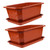 MERRYHAPY 2pcs Flowerpot Bonsai Training Pots Garden Pots Bonsai Pots Indoor Plant Planter Garden Flower Pot Practical Bonsai Pot Orchid Pots Bonsai Tray Plastic Rectangle Container Office