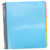 LALAFINA Coil Notebook Folder Pocket Organizer Spiral Project Organizer Binder Divider Folder Plastic blinder File Folder erasable Write on tabs Files File folders Blinds Office Rewritable