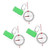 STOBOK 3 Pcs Teaching Compass Backpacking Compass Thump Compass Precision Compass Pocket Compass Outdoor Compass Hiking Compass Navigation Compass Hiking Acrylic Advanced Survive Child