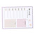 MAGICLULU 3pcs Notebook Daily Plan Notepad Weekly Plan Notepad Weekly Schedule Notepad Meal Planning Notepad Tear off Planner Office Notepad Multi-function Writing Pad Paper Memorandum