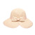 San Diego Hat Company Women's Sun Brim Bow at Back and Contrast Edging, Blush, One Size