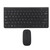 Keyboard Mouse Combo, Wireless 78 Keys Keyboard Mouse Set, 2.4G Ultra Thin Keyboard Mouse, Ergonomic Keyboard and Mouse for Desktops, Tablets