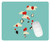 Penguins With Ballons Mouse Pad Non-Slip Gaming Mouse Pads Mouse pad Gaming Mouse pad Mousepad Nonslip Rubber Backing