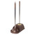 BAFAFA Toilet Plunger and Bowl Brush Combo for Bathroom Cleaning, 2 in 1 Long Handle Toilet Brush and Plunger with Holder, 1 Set Plunger