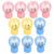 TEHAUX 30 Pcs Pencil Sharpener Mini Sharpener Cartoon Sharpener Manual Light Bulb