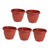 BESTOYARD 5pcs Floor Planter Flower Pots Desktop Cactus Pot Decorative Succulent Planter Household Cactus Pot Cactus Planter Extra Planters Outdoor Succulent Pot Planting Pot Flowerpot Resin