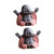 CIMAXIC 2 Pcs Tea Pet Ornament Buddha Monk Statue Tea Tray Decoration Tea Tray Pet Buddha Statues for Home Decoration Ceramic Buddhist Monk Figurine Little Monk Baby Purple Clay Cute