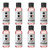 Dr Lucid Hand Sanitizer Rose Scented Gel 8x 1.7oz Flip Top Bottles 70% Ethyl Alcohol Essential Oil Refreshing Moisturizing