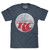 Tee Luv Retro RC Cola Shirt - Faded Royal Crown Soda Logo T-Shirt (Indigo-Black Heather) (3XL)