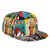JamesSBoyins Devo Hat Flat-Brimmed Baseball Cap Dad Ball Hat Snapback Hip Hop Cap for Men and Women Black