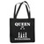 Queen of Backgammon Board Game Backgammon Player Lover Navy Black Multicolor Canvas Tote Bag