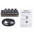 Oilmal Mini Keyboard 7 Key 1 Knob Programmable Keypad DIY Hot Swap Customization Mechanical Keyboard Macro Keypad Programmable Keyboard Macro 7 Programmable Keys Keyboard One Handed Gaming Keyboard