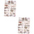 VILLCASE 180 Pcs Paper Bookmark Book Page Marker Bookmarks for Women Different European Scenes Bookmarks Cool