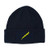 Custom Patch Beanie Flash Lightning Bolt Embroidery Acrylic Skull Cap Hats for Men & Women Navy Design Only