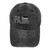 Vintage Washed Hat Palestine Black and White Embroidery Cotton Dad Hats for Men & Women Buckle Closure Black