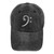Vintage Washed Hat Music Bass Clef A Embroidery Cotton Dad Hats for Men & Women Buckle Closure Black Design Only