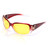 LVIOE Polarized Night Vision Glasses for Women, Yellow Tinted Glasses with Butterfly Decoration for Night Driving