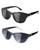 FIMILU 2 Pack Polarized Sunglasses for Women UV400 Protection Classic Cute Retro Designer Style Aesthetic Accessories