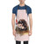 RLDOBOFE Hedgehog watercolor painting print Waterproof Apron with 2 Pockets Adjustable Bib Unisex Apron Chef Aprons Cooking Aprons for Kitchen Painting Gardening