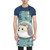 RLDOBOFE Cute cartoon hedgehog print Waterproof Apron with 2 Pockets Adjustable Bib Unisex Apron Chef Aprons Cooking Aprons for Kitchen Painting Gardening
