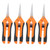 SOESFOUFU 4pcs Garden Shears Prune Shear Plant Shears Pruning Snips for Plants Garden Pruning Shears Grafting Scissor Gardening Scissors Grass Tpr Stainless Steel Pruning Machine Fruit Tree