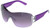 Rocawear womens R387 Frameless UV Protective Vented Shield Sunglasses Gifts for Women with Flair 130 mm, Silver & Purple, mm US