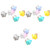 STOBOK 30 Pcs Pencil Sharpener Stationery Pupils Cartoon