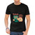 Gift for Home Office Workers Cat Sleeping Next to Laptop for Remote Workers Men Women Black Multicolor T shirt