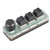 Yunseity Mini 3 Key Keypad with Knob,Mechanical Gaming Keyboard Programming Macro Keyboard with Knob for DIY Programm
