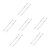 Mipcase 12 Pcs Eyebrow Pencil Micro Brow Pencil White Eyeliner Waterproof Eyebrow Pen Eyeliner Pencil Sharpeners Highlighter Makeup Pen White Liner Practical Makeup Pencils Eyebrow Makeup