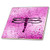 3dRose ct_40764_2 Hot Pink Mosaic Dragonfly Ceramic Tile, 6"