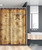 Ambesonne Island Map Stall Shower Curtain, Super Detailed Treasure Map Grungy Rustic Pirates Gold Secret Sea History Theme, Fabric Bathroom Decor Set with Hooks, 54" W X 78" L, Beige Brown