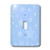 3dRose lsp_38457_1 Clear Sky Blue Stars- Art Designs- Whimsical Single Toggle Switch,