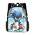 Sonic Backpacks Cartoon Hedgehog Backpack Lightweight Large Capacity Travel Laptop Backpack Cute Backpack - Hedgehog Backpack