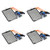 Comidox 4PCS Raindrop Detection Sensor Module Humidity Rain Weather Sensitivity Monitoring Module 3.3V-5V For Arduino