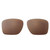 Walleva Replacement Lenses for Oakley Sliver XL Sunglasses - Multiple Options Available (Brown - Polarized)