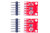KNACRO MCP4725 12 Bit I2C DAC Module Development Board Breakout Board for Arduino Package of 2pcs