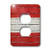 3dRose LLC lsp_155175_6 National Flag of Austria Painted Onto A Brick Wall Austrian 2 Plug Outlet Cover