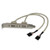 StarTech.com 2 Port USB A Female Slot Plate Adapter