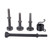 Dewedrt 5 Pcs Smoothing Pneumatic Air Hammer Pneumatic Chisel Bits Tools Kit