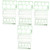 VILLCASE 12 Pcs Geometric Measurement Drawing Template Ruler Quilting Template Drawing Template Rulers Circle Stencils Quilting Stencils DIY Geometric Rulers Student Plastic to Draft Oval
