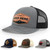 Personalized Custom 112 Style Trucker Leather Patch Hat for Men & Women, 6 Panel Structured Baseball Cap with Snapback Enclosure, Engraved Gift For Him & Her