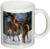 3dRose Stealing a Kiss Deer Kissing Ceramic Mug, 11-Ounce