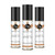 CA Perfume Impression of Sandal 333 For Men Replica Fragrance Body Oil Dupes Alcohol-Free Essential Aromatherapy Sample Travel Size Concentrated Long Lasting Attar Roll-On 0.3 Fl Oz-X3