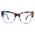 VOOGLAM Thick Multicolor Cat Eye Blue Light Blocking Glasses, Fashion Glasses Frame for Women Anti Eyestrain & UV