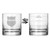 MIP 11 oz Rocks Whiskey Highball Glass Two Sided Good Day Bad Day Don't Even Ask Police