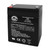 AJC Battery Compatible with Ritar RT1255H 12V 5Ah UPS Battery